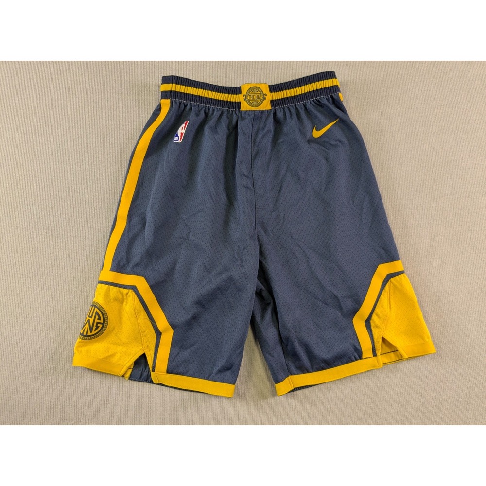 Golden State Warriors Shorts YOUTH Boys Medium Nike City Edition Jersey NBA